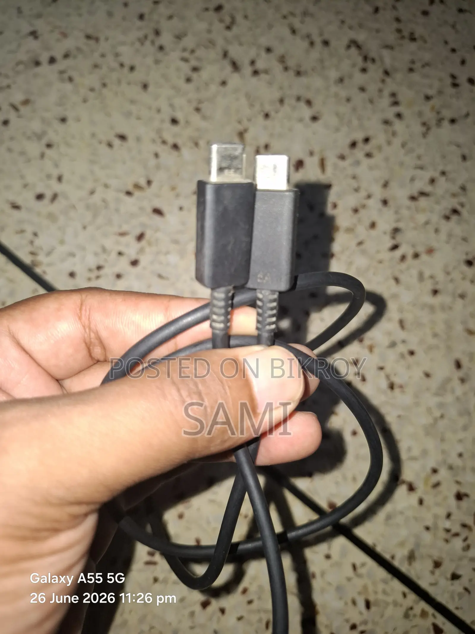 Samsung Galaxy 45 Watt 5a Data Cable
