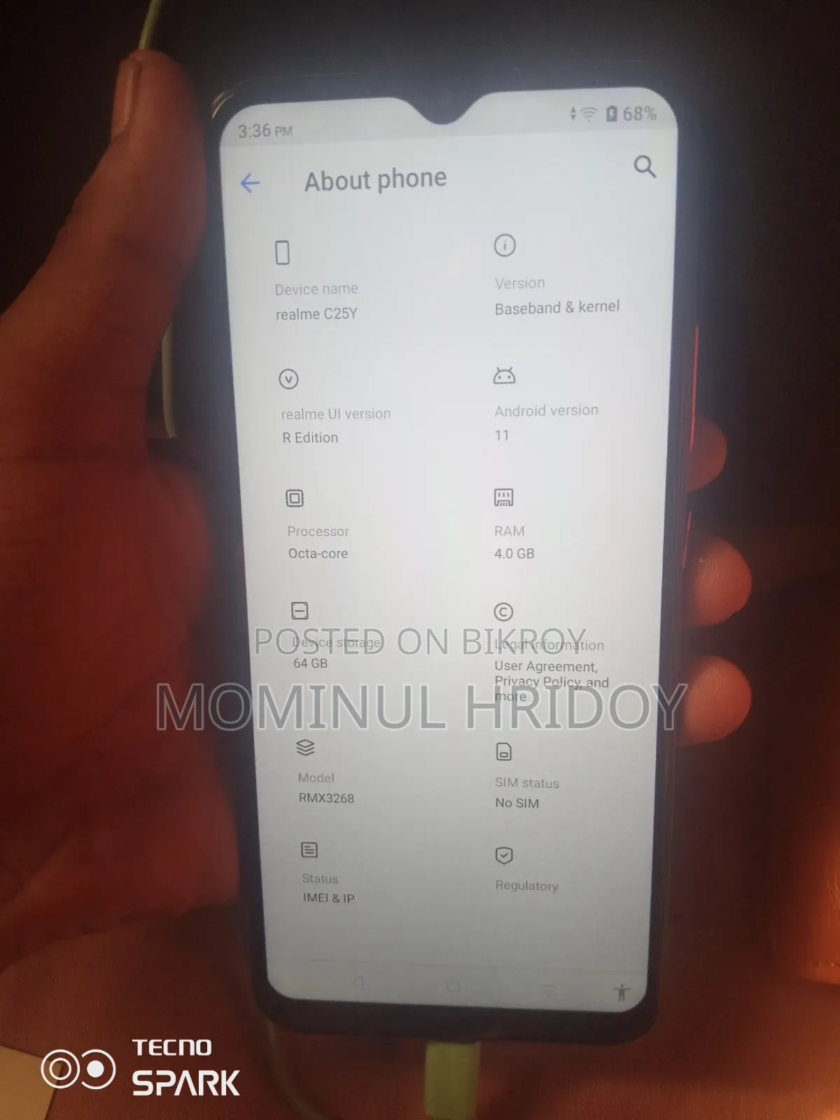 Realme C25Y 64 GB Silver