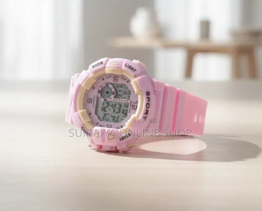 Stylish Digital Sports Watch for Kids (5-12 years)