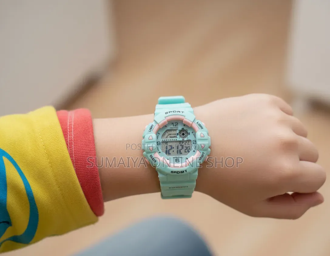 Stylish Digital Sports Watch for Kids (5-12 years)