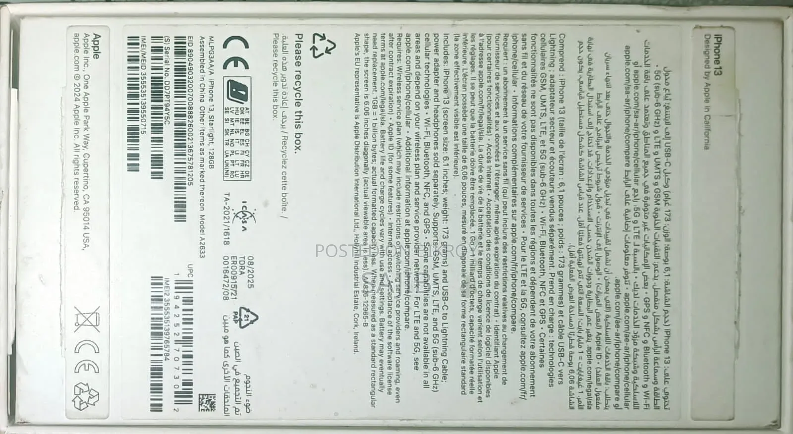 Apple iPhone 13 128 GB White