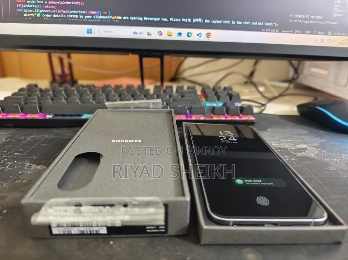 New Samsung Galaxy S25 FE 256 GB Gray
