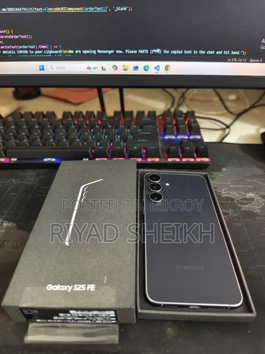 New Samsung Galaxy S25 FE 256 GB Gray