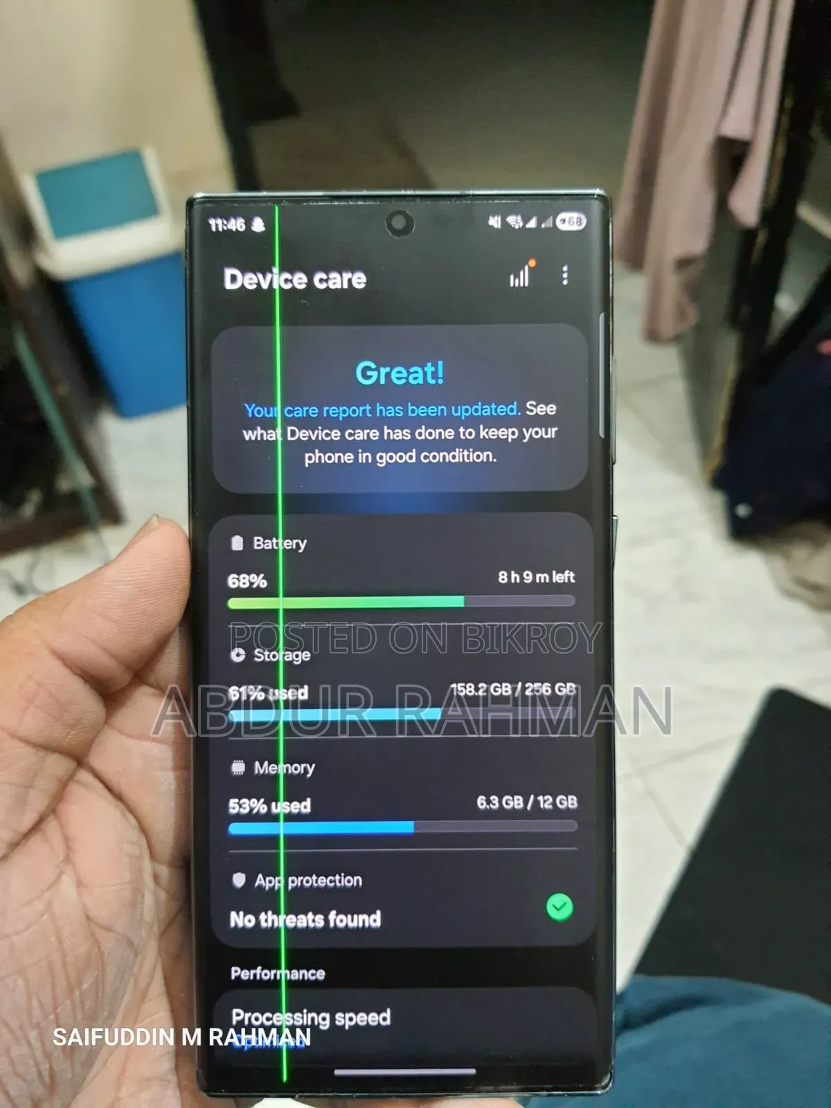 Samsung Galaxy S22 Ultra 256 GB Green