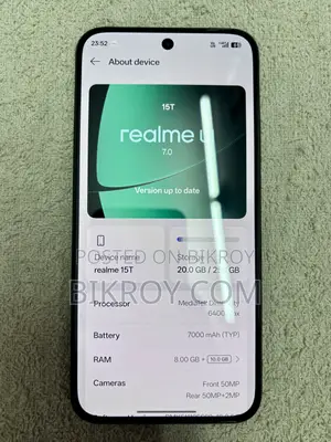New Realme 15T 256 GB Black