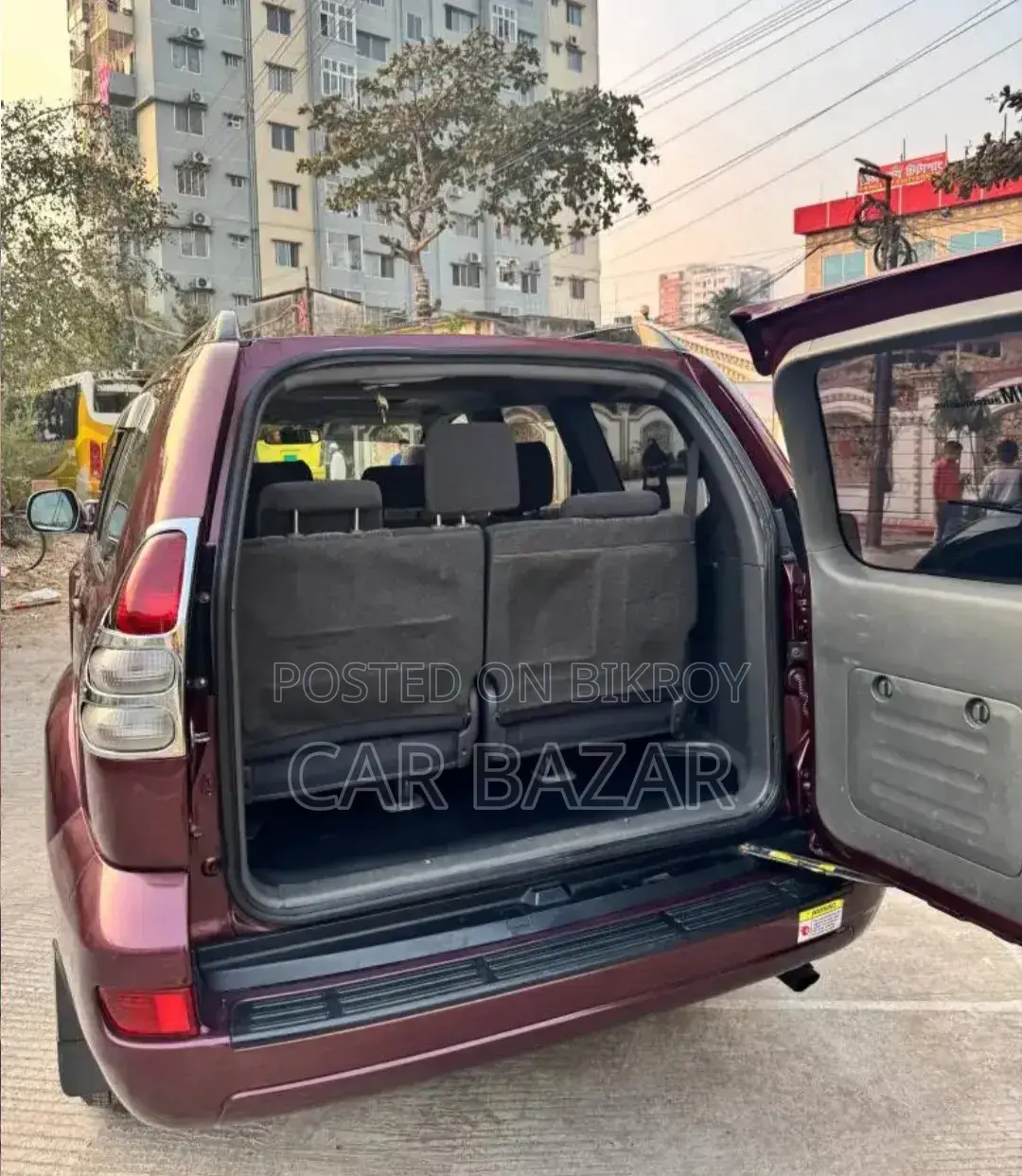 টয়োটা ল্যান্ড ক্রুজার প্রাডো ২০০৩ মেরুন
