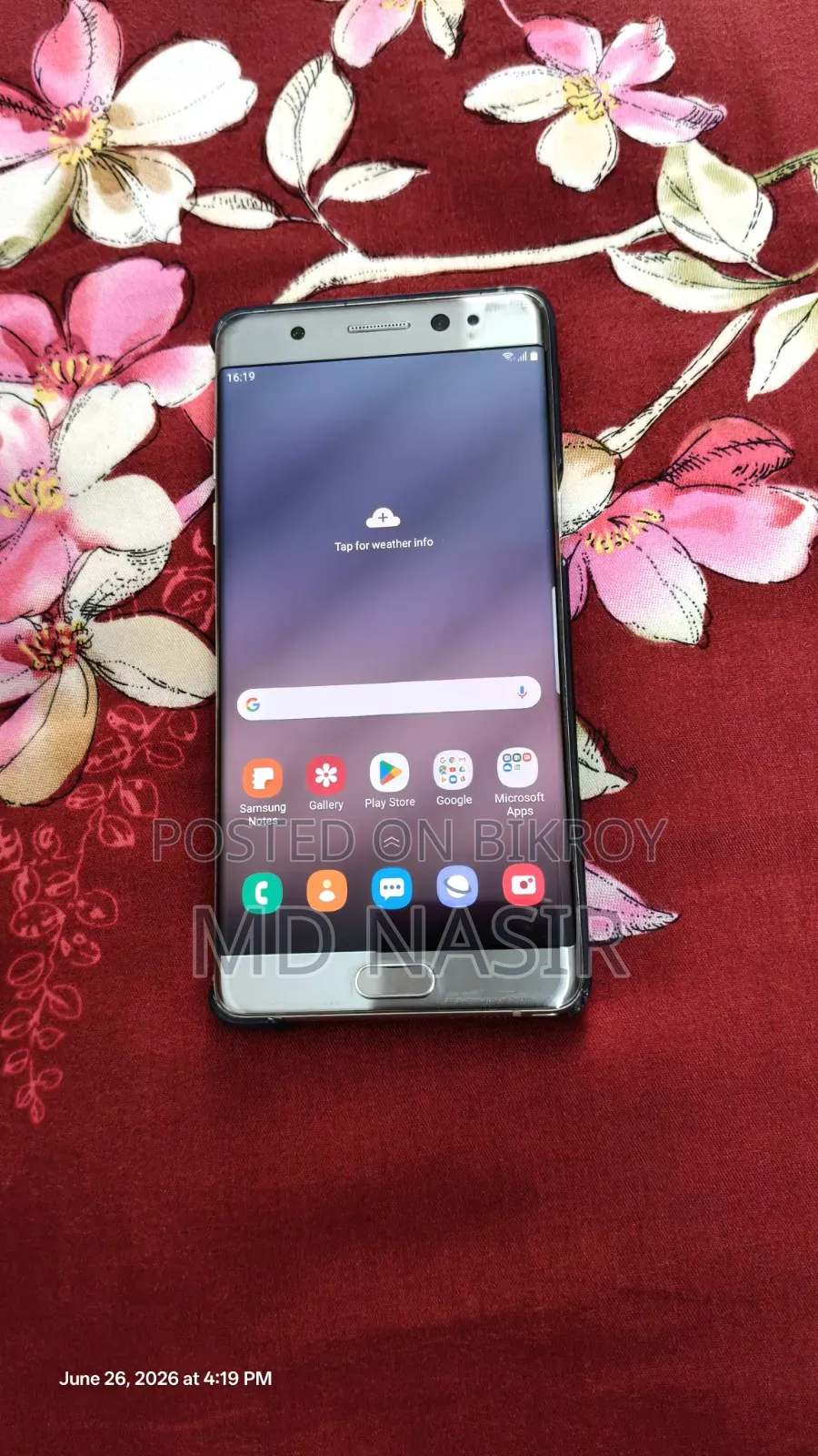 Samsung Galaxy Note FE 64 GB Gray