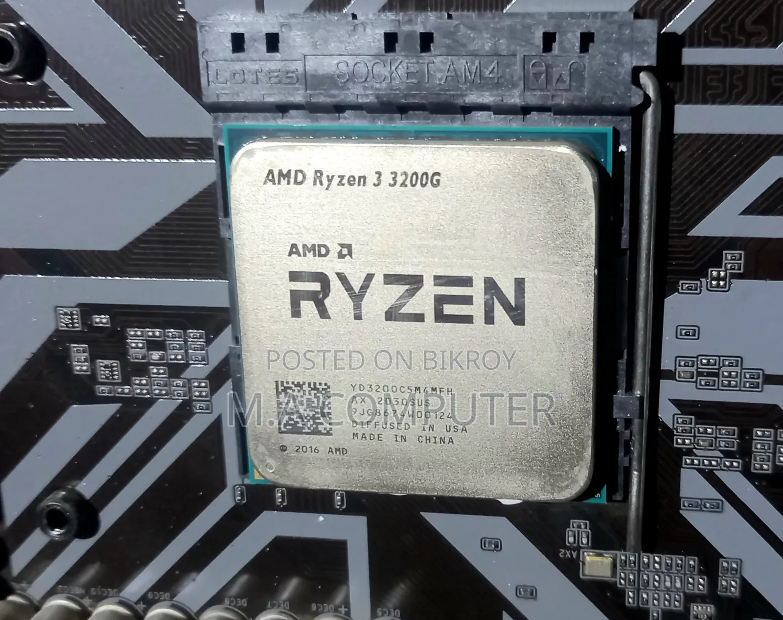 Ryzen 3 3200g Processor & Gigabyte B560m H Motherboard