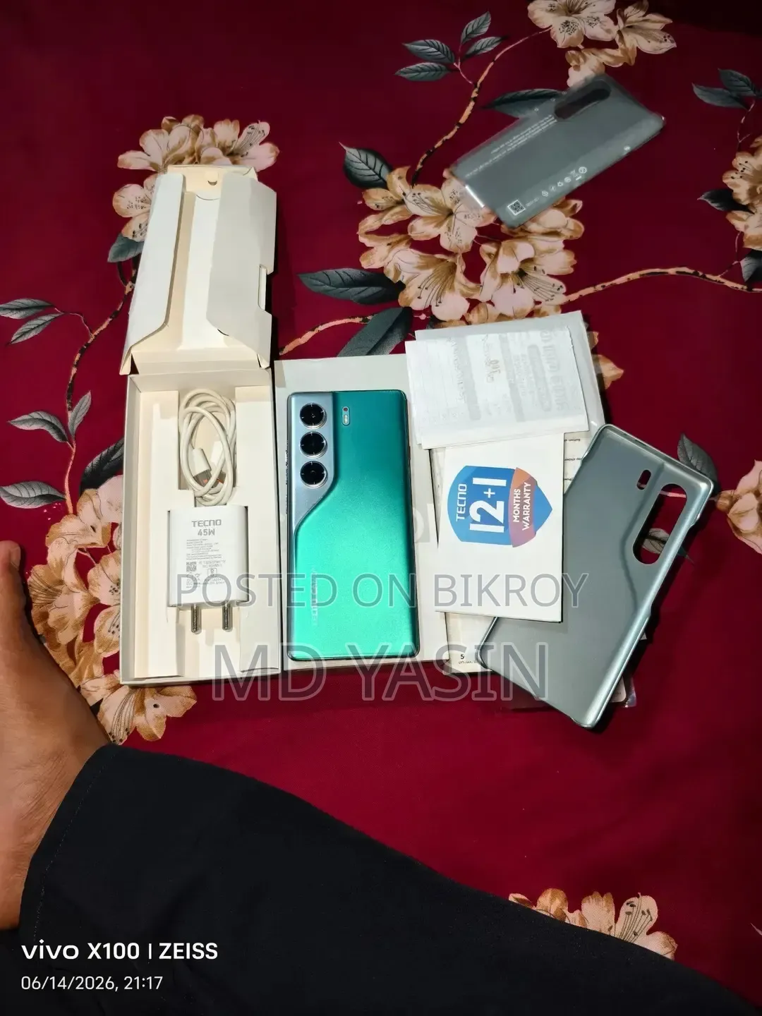 Tecno Camon 40 Premier 256 GB Green