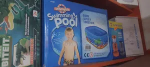 120 Cm Inflatable Swimming Pool + Air Pumper