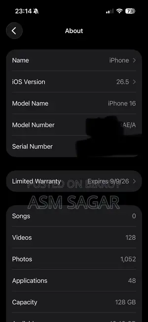 Apple iPhone 16 128 GB Green