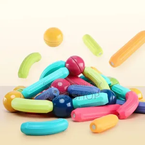 Premium 58 Piece Magnetic Sticks and Balls