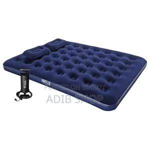 Bestway Double Air Bed 2 PCS Pillow With Manual Air Pumper