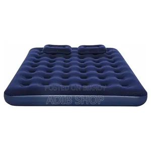 Bestway Double Air Bed 2 PCS Pillow With Manual Air Pumper