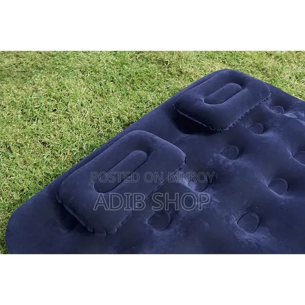 Bestway Double Air Bed 2 PCS Pillow With Manual Air Pumper