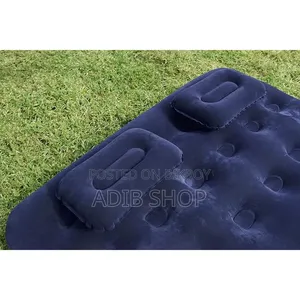 Bestway Double Air Bed 2 PCS Pillow With Manual Air Pumper