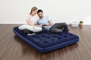 Bestway Double Air Bed 2 PCS Pillow With Manual Air Pumper
