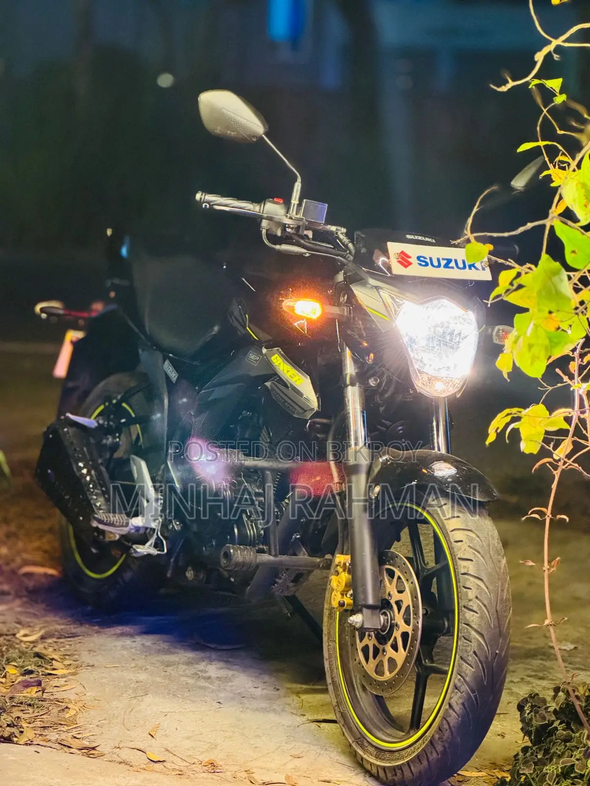 Suzuki Gixxer Monotone 2025 Black