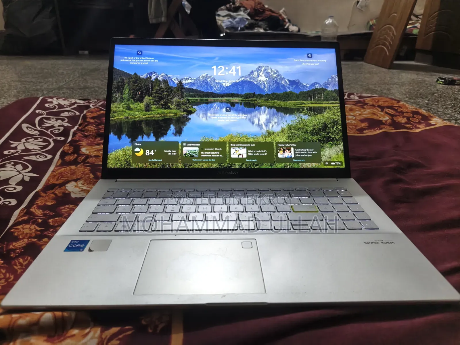 Laptop Asus Vivobook S 15 8GB Intel Core i5 SSD 500GB