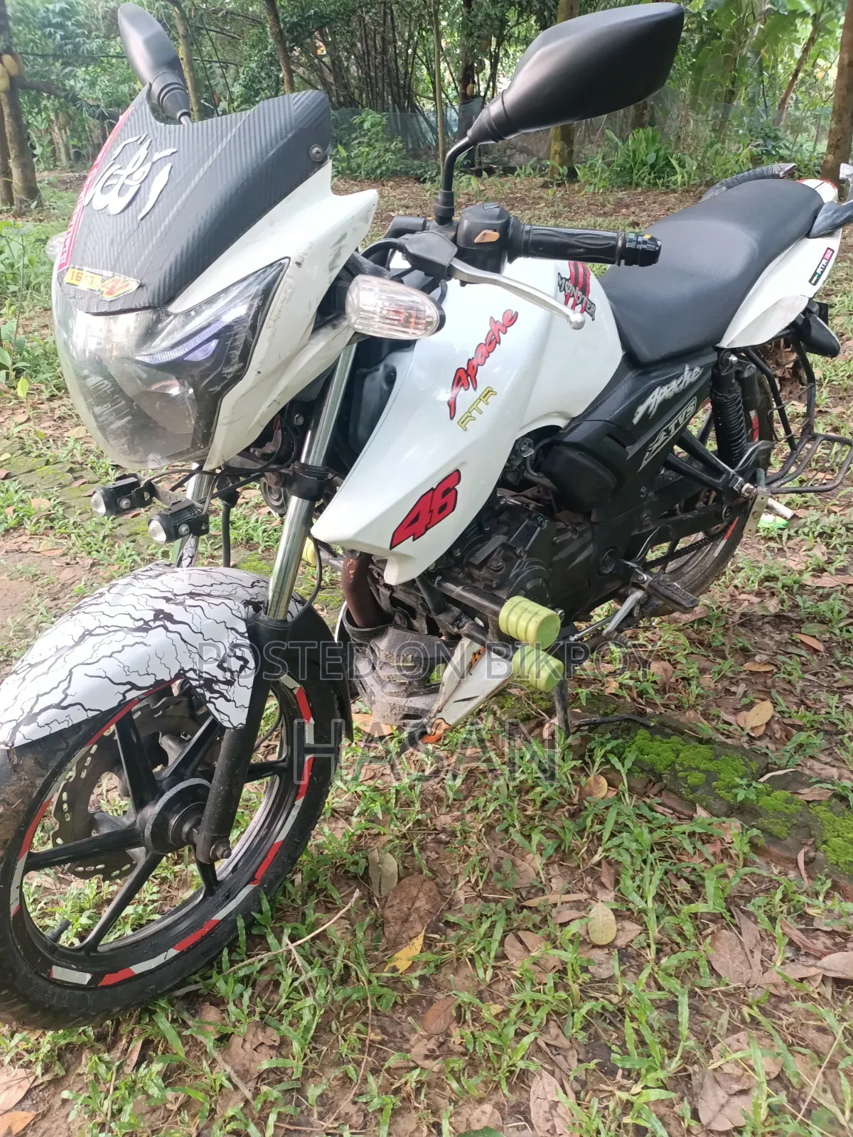 TVS Apache RTR 160 2V 2017 White