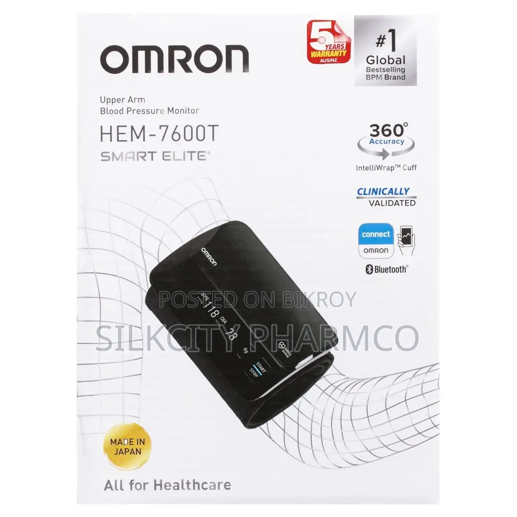 ওমরন আপার আর্ম ব্লাড প্রেশার মনিটর, মডেল: Hem -7600t