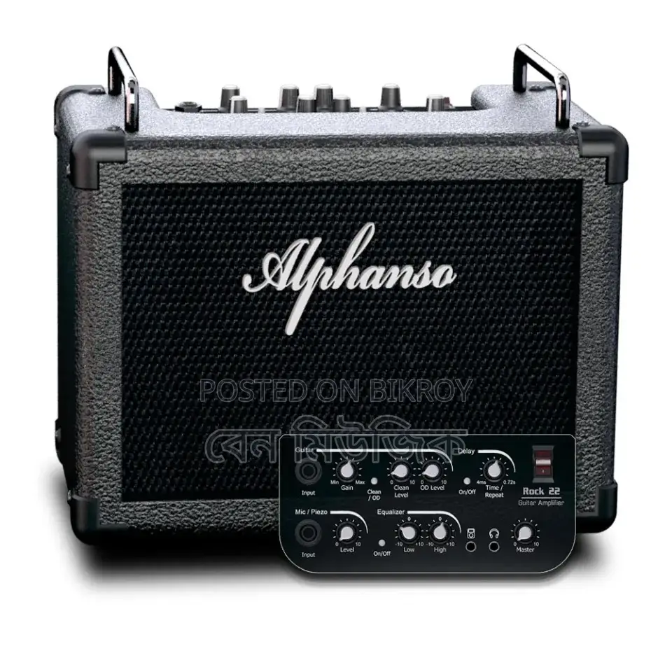 22 Watt Alphanso Guitar Amplifier (Acoustic/Electric/Mp3)