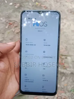 Tecno Spark 10C 128 GB Black