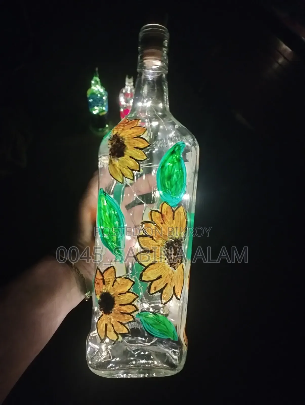 Bottle Lamp Light