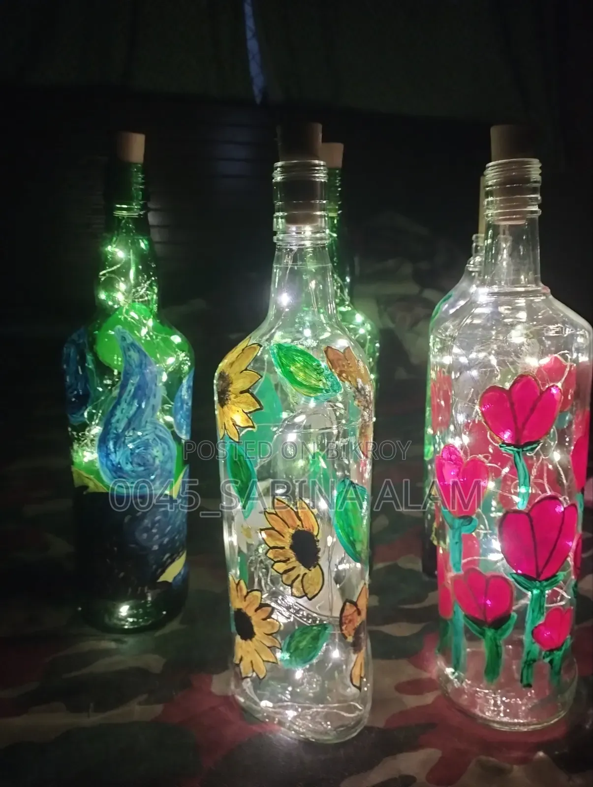 Bottle Lamp Light