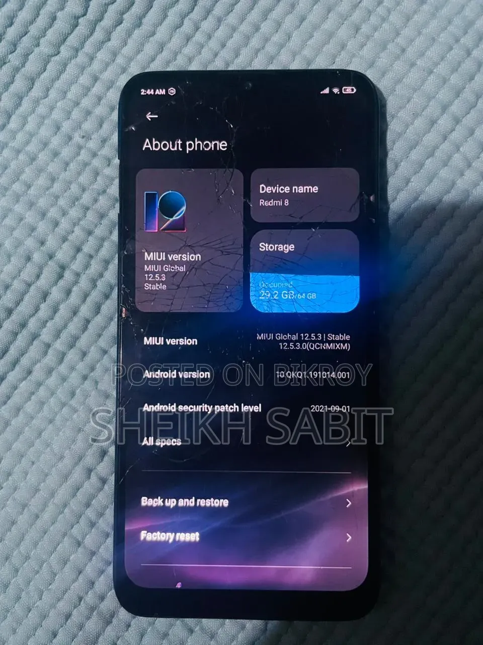 Xiaomi Redmi Note 8 64 GB Blue
