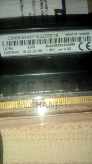 Corsair 8GB DDR4 RAM 3200MHz