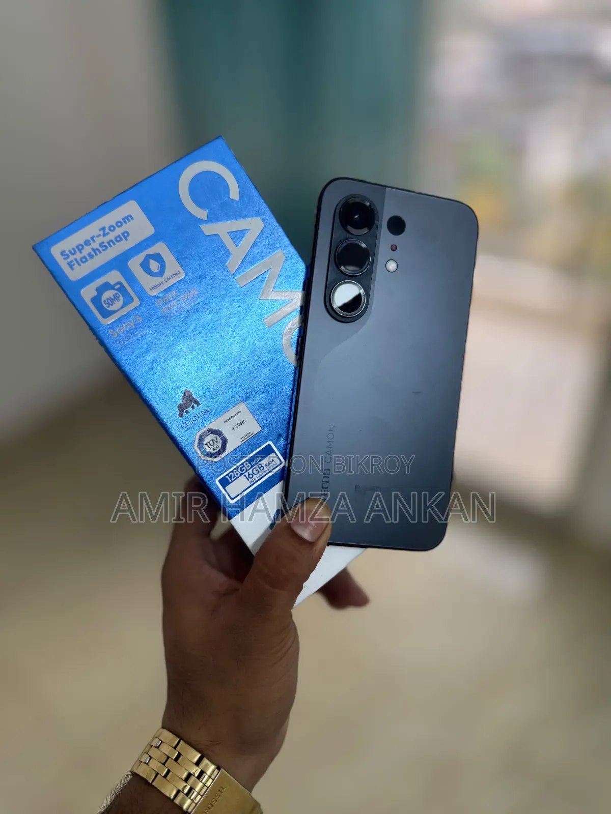 Tecno Camon 50 256 GB Black