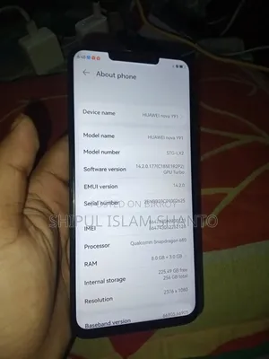 Huawei Nova Y91 256 GB Black