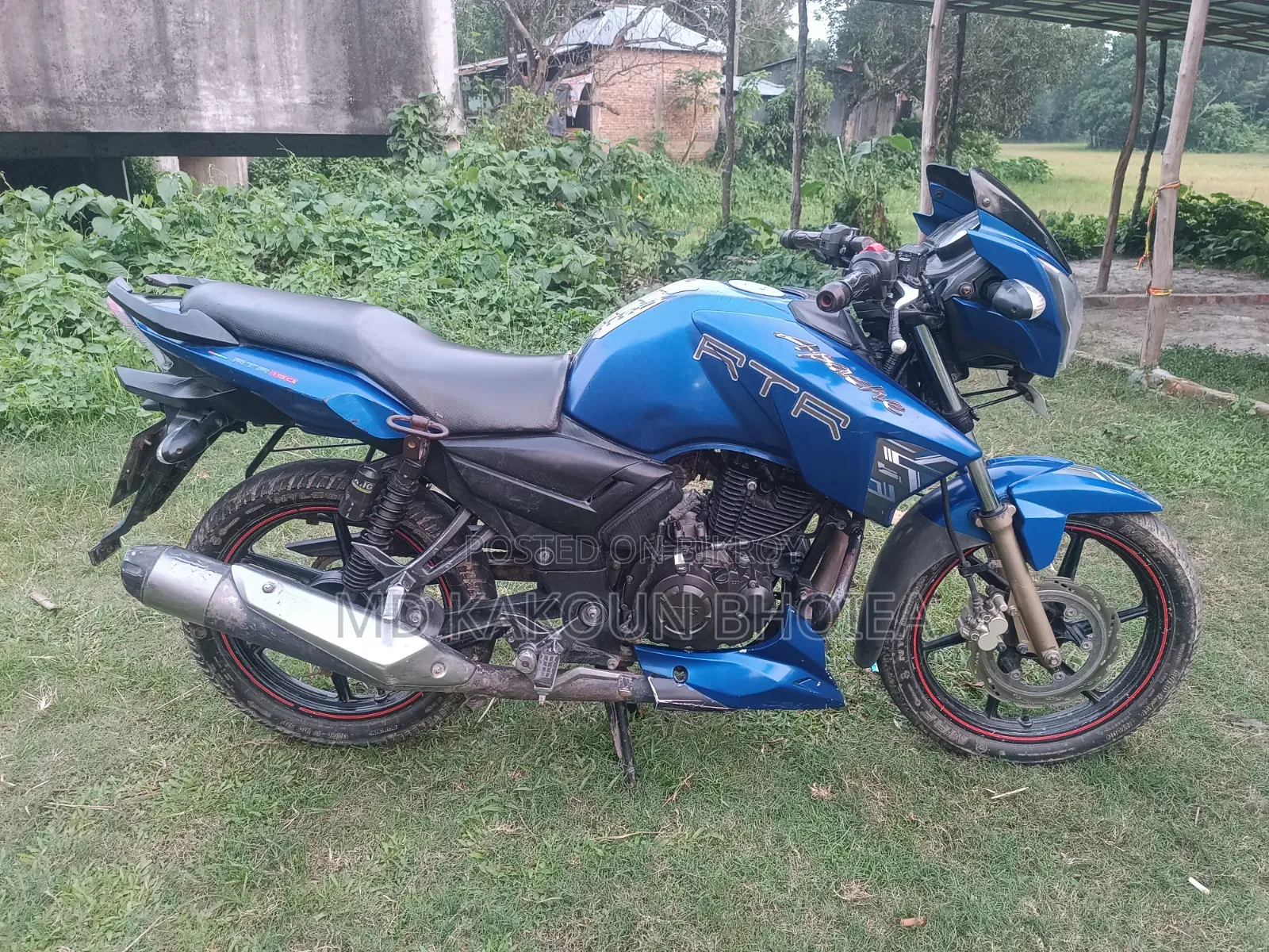 TVS Apache RTR 160 2V 2018 Blue