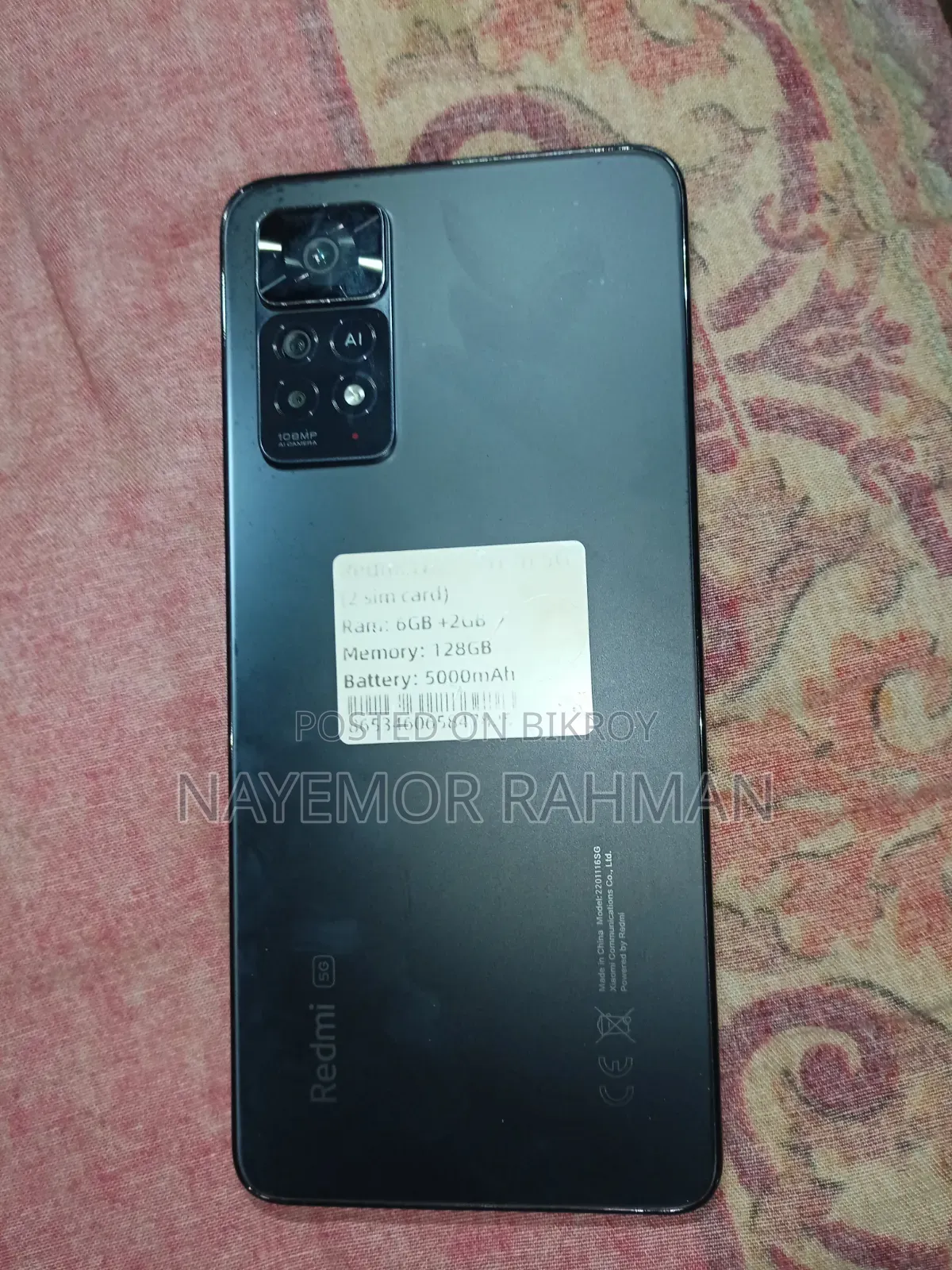Xiaomi Redmi Note 11 Pro 5G 128 GB Black