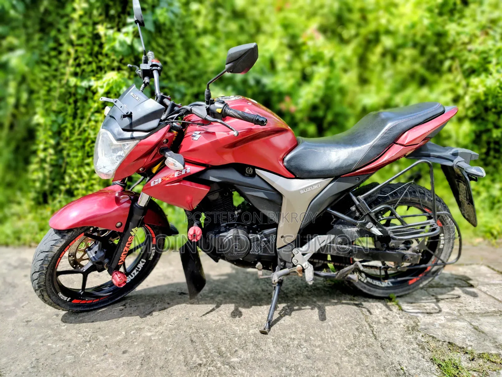 Suzuki Gixxer Monotone 2023 Red