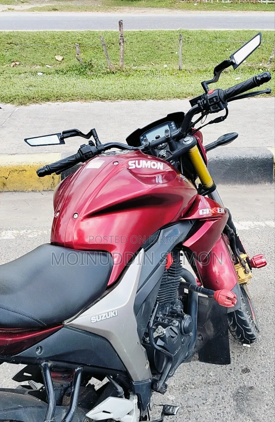 Suzuki Gixxer Monotone 2023 Red