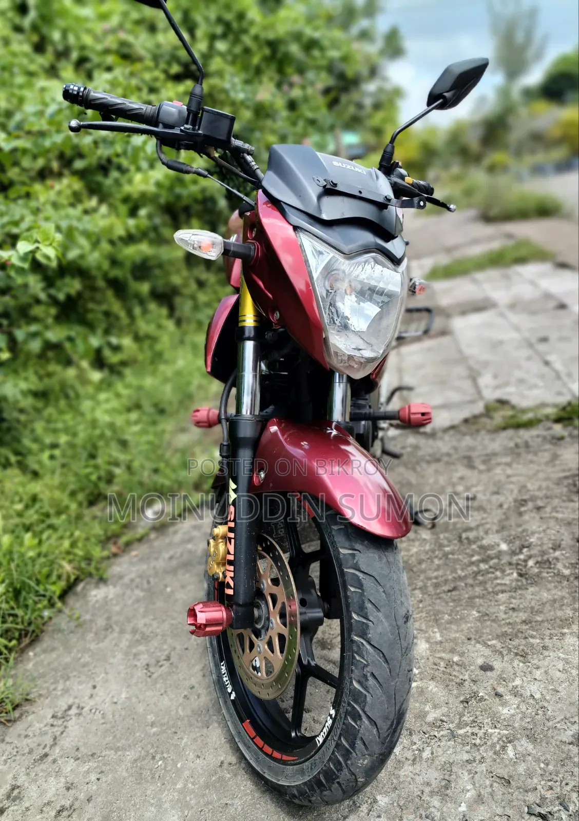Suzuki Gixxer Monotone 2023 Red
