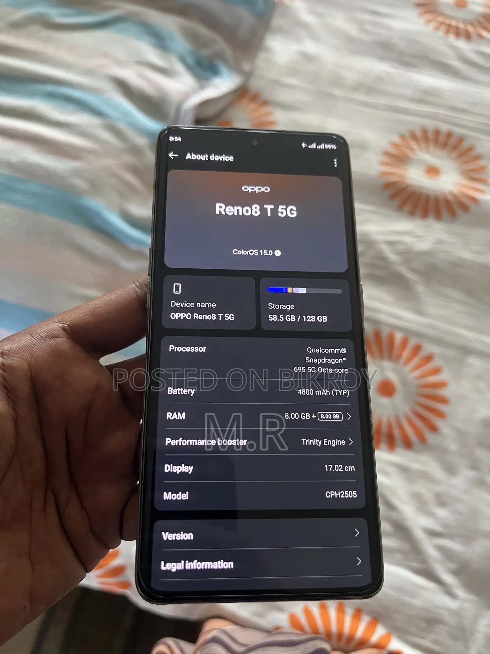 Oppo Reno 8T 128 GB White