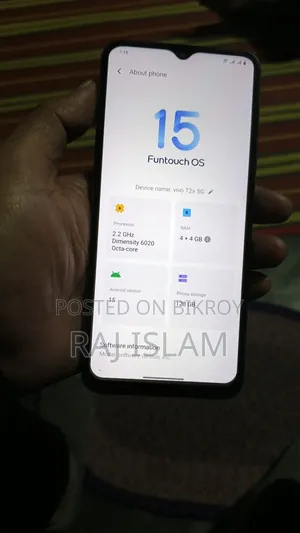 Vivo T2x (India) 128 GB Blue
