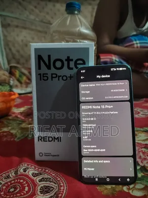 নতুন শাওমি রেডমি নোট ১৫ প্রো+ ২৫৬ জিবি সাদা