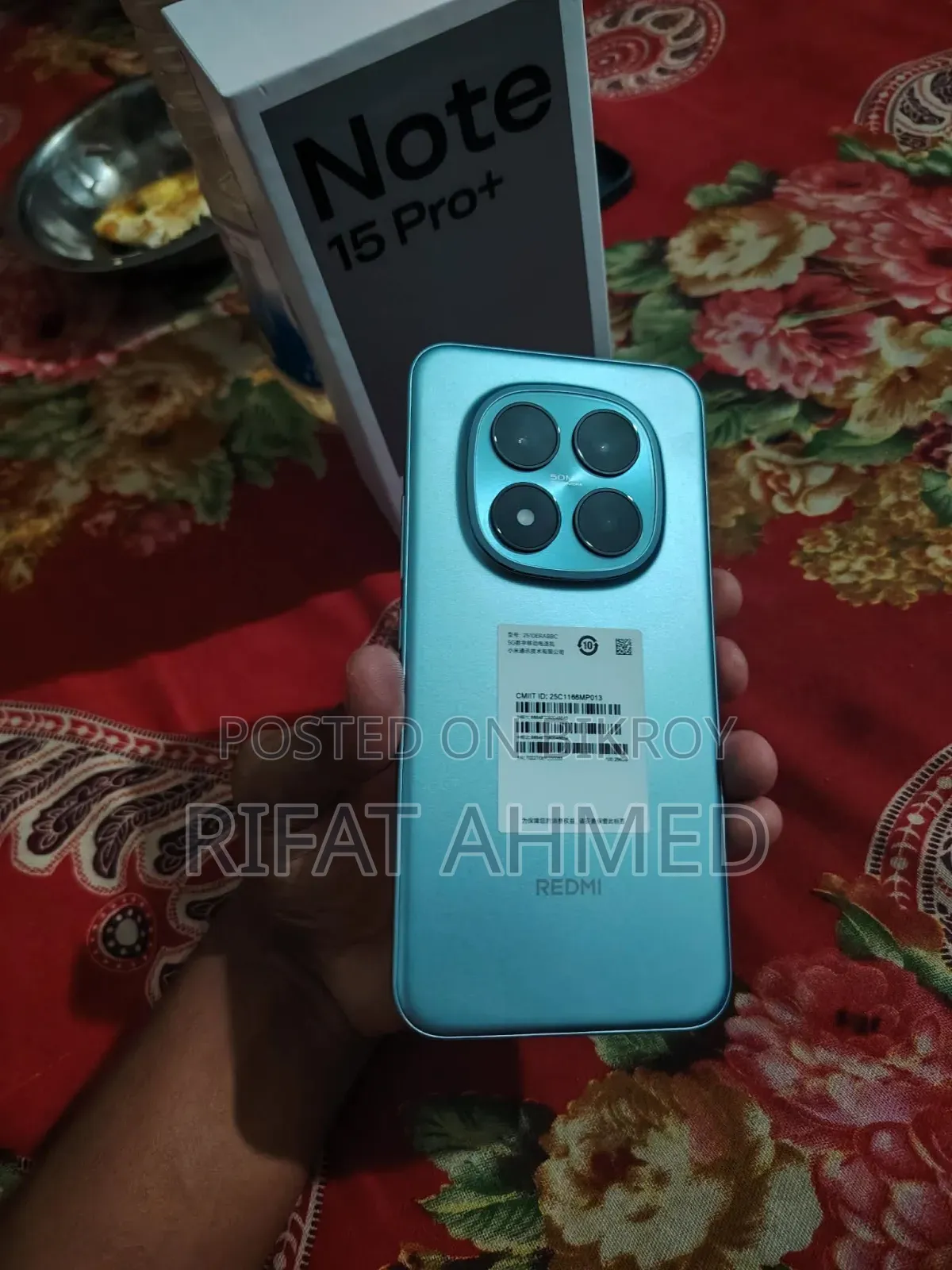 নতুন শাওমি রেডমি নোট ১৫ প্রো+ ২৫৬ জিবি সাদা