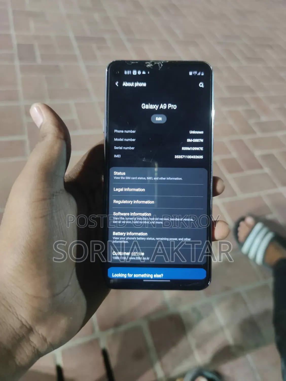 New Samsung Galaxy A9 Pro 32 GB Black
