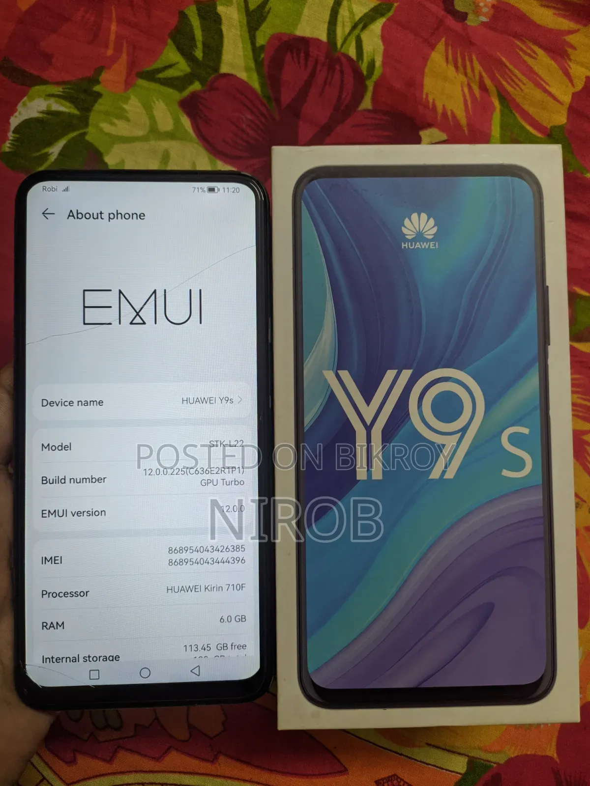 Huawei Y9 128 GB Blue