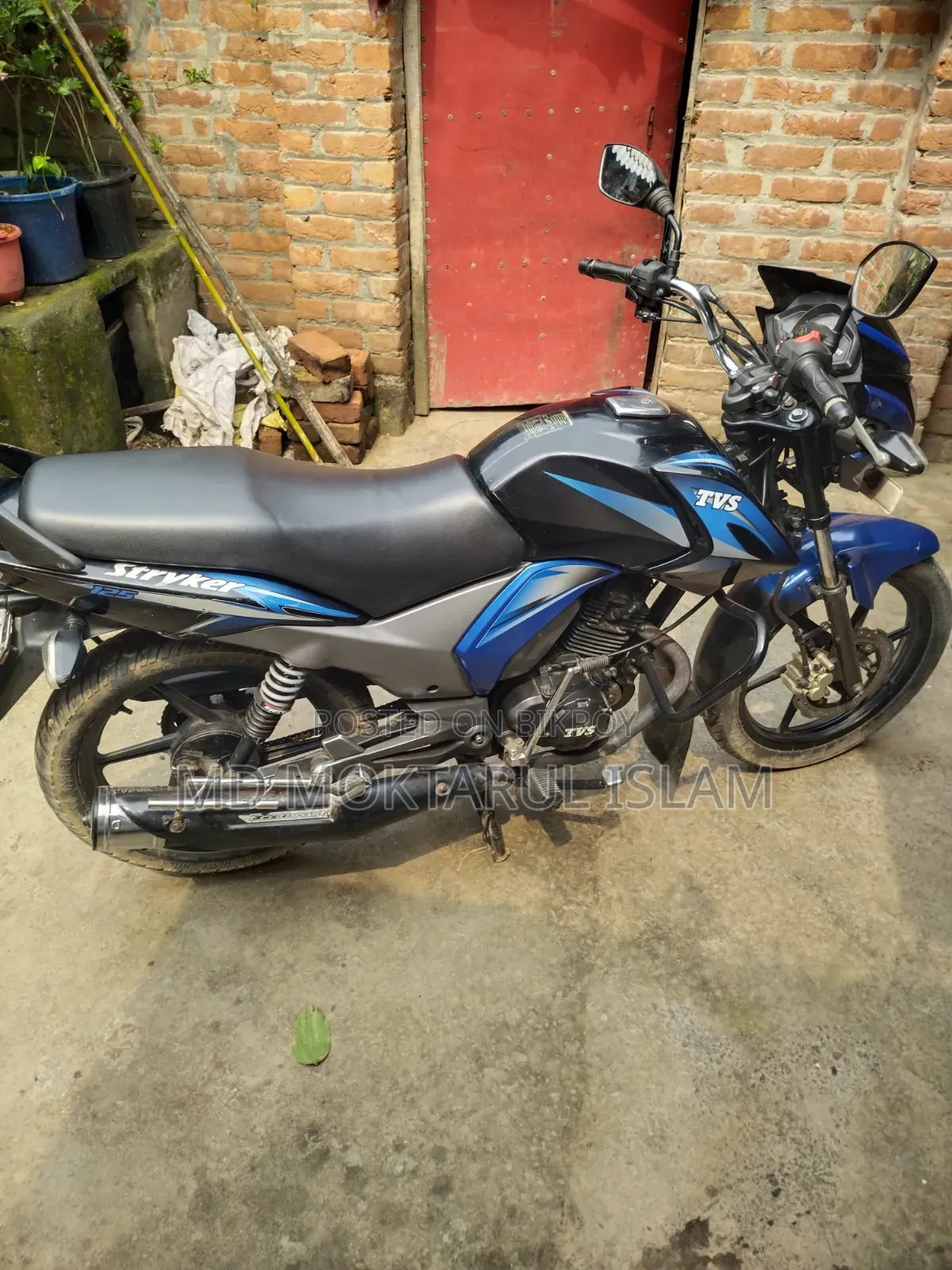 TVS Stryker 125 2018 Blue