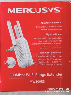 Mercusys Wifi Range Extender (MW300RE)
