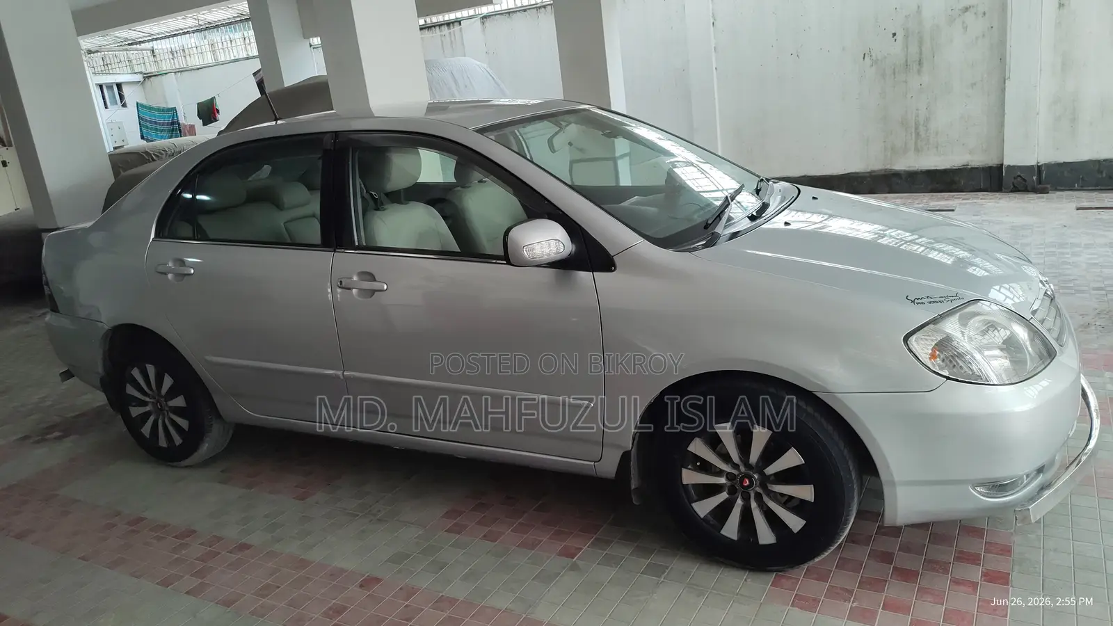 Toyota Corolla Sedan 2003 Silver
