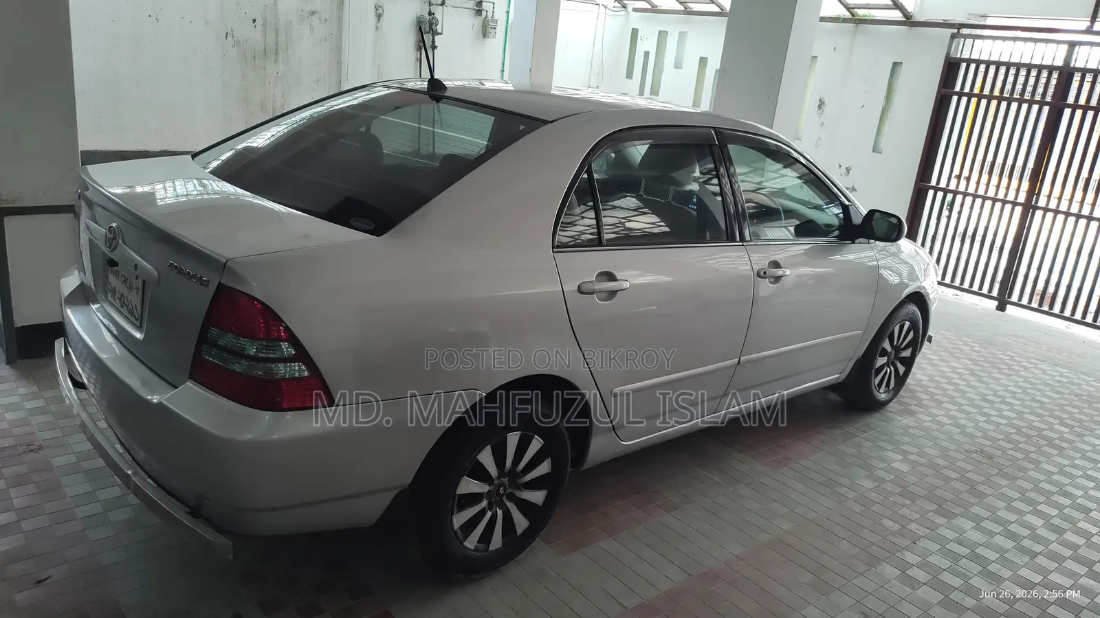 Toyota Corolla Sedan 2003 Silver