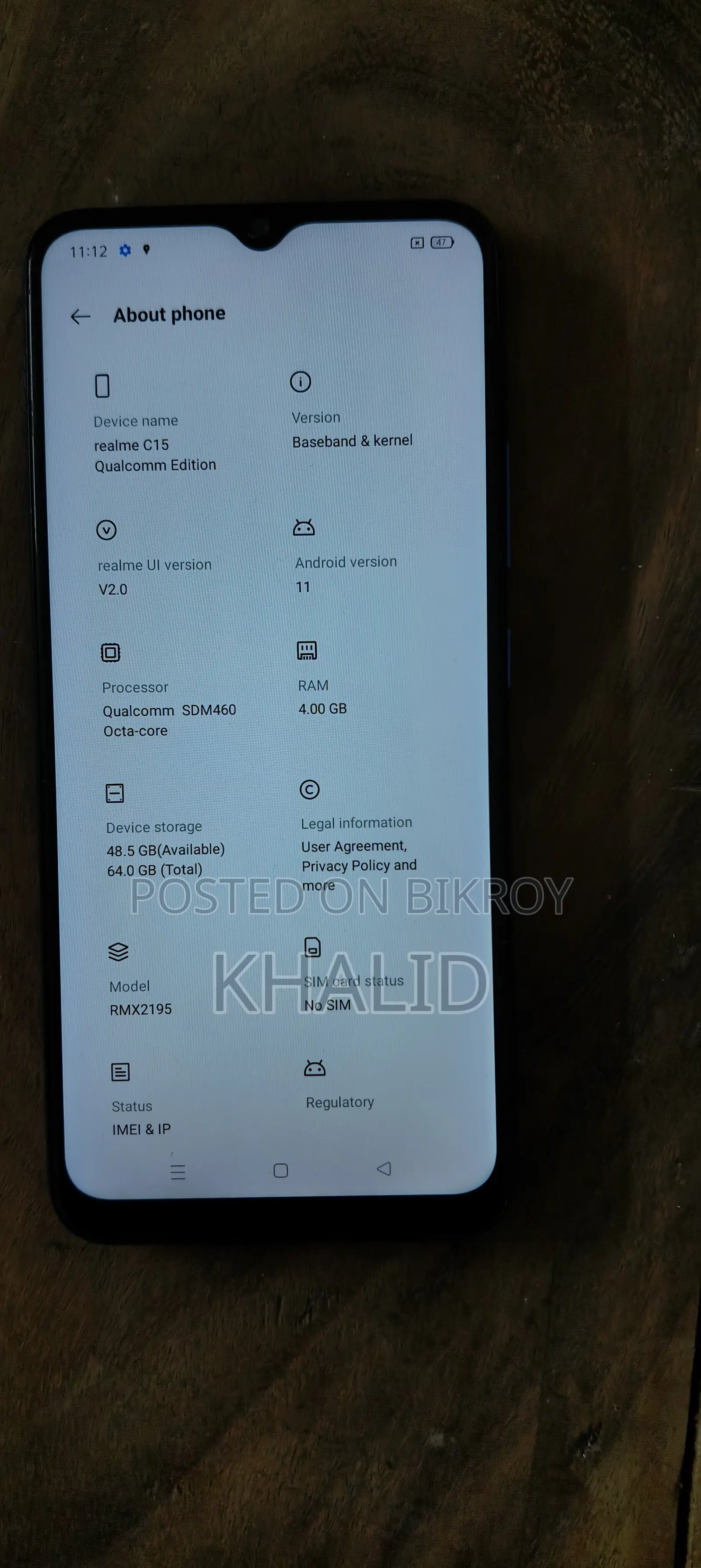 Realme C15 Qualcomm Edition 64 GB Blue
