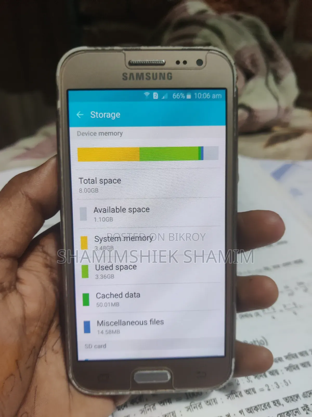 Samsung Galaxy J2 8 GB Rose Gold